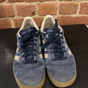 Adidas Blue Suede Sneakers